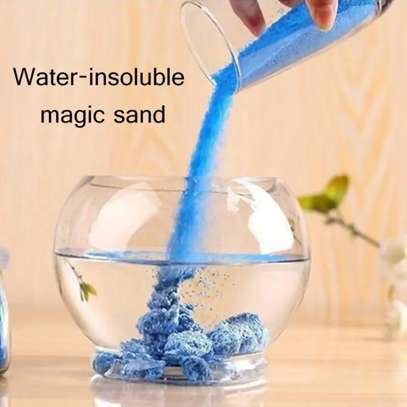 

100g/bag DIY Not Wet Magic Sand Water Modeling Sand Handmade Toys Non-toxic Magic Mar Space Sand Educational Toy for Kids Gift