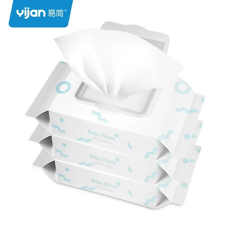 

3 Pcs /lot 240 Sheets Babies Wet Wipes Baby Travel Soft Cotton Tissue Daily Care Skin-friendly For Babies Hand Mouth
