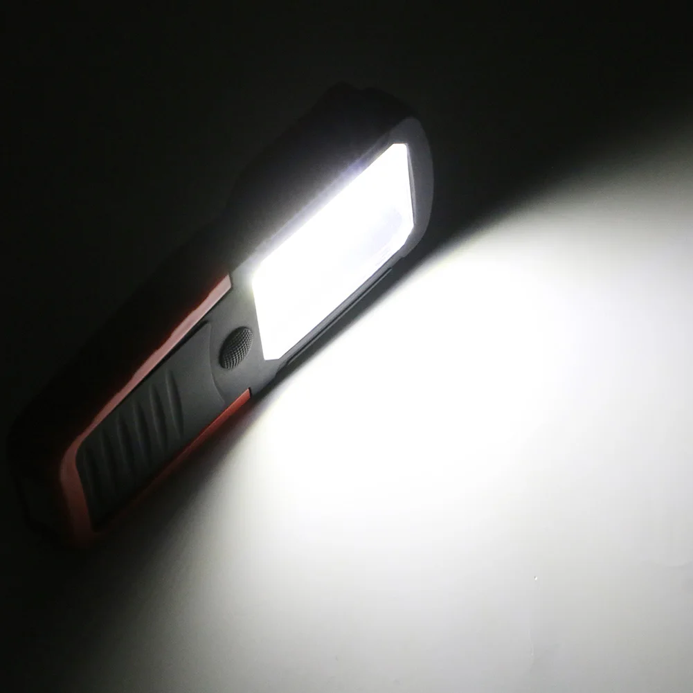 Магнитный рабочий светильник COB светодиодный светильник-вспышка портативный фонарь на 360 градусов подвесной фонарь для палатки кемпинга рыбалки автомобиля ремонта