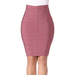 KAOUYOU Для женщин юбка-карандаш Высокая Талия облегающая юбка Slastic Мини Сексуальная юбка