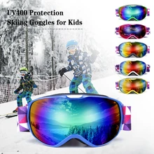Защита от запотевания очки для лыжников OTG Goggle UV400 защиты Альпинизм Катание на коньках зимних видов спорта с покрытием детские очки