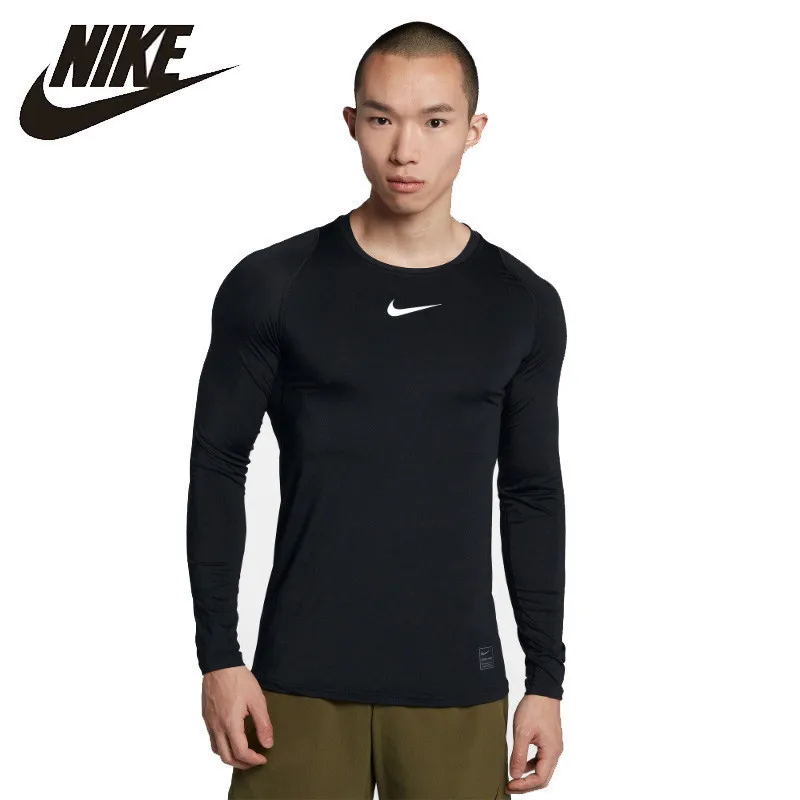 

Nike AS M NP TOP LS FTTD Man Long Sleeve Training Shirt Outdoor Running T-shirt Comfortable Breathable Clothes #838082-010