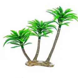 Шт. 1 шт. искусственный красивый кокосовое дерево креативный реквизит кокосовое дерево аквариум Декор декорации декор для магазина