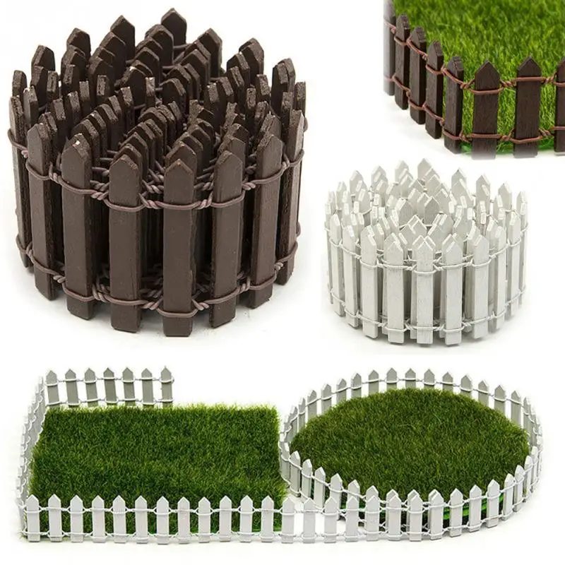 Миниатюрное маленькое деревянное ограждение 100*5 см/100*3 см DIY Сказочный Сад микро