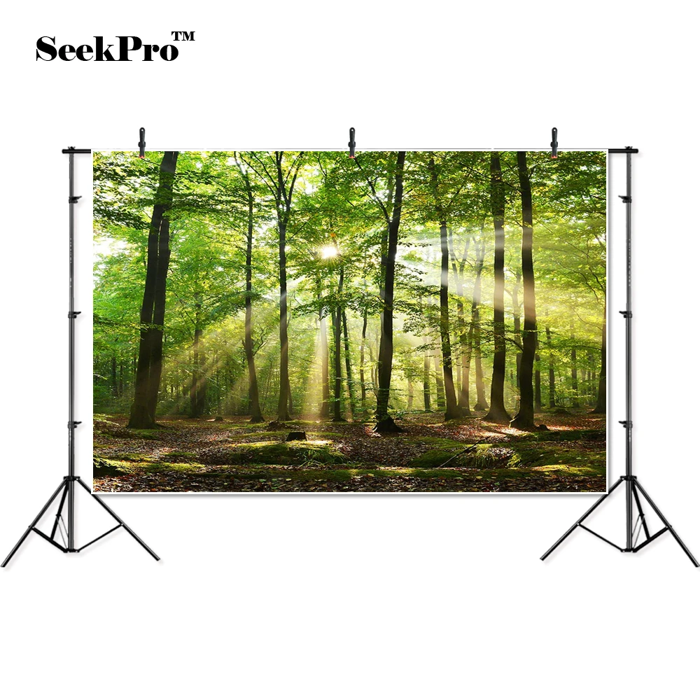 

thin vinyl forest sunny tree wild kids baby children photo Backgrounds Printed Professional indoor Photographic studio Backdrops