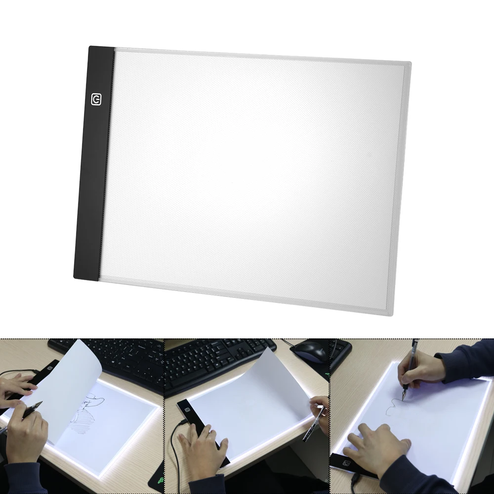 USB LED A4 светодиодный шаблон доска копия художественный Рисунок трафарет