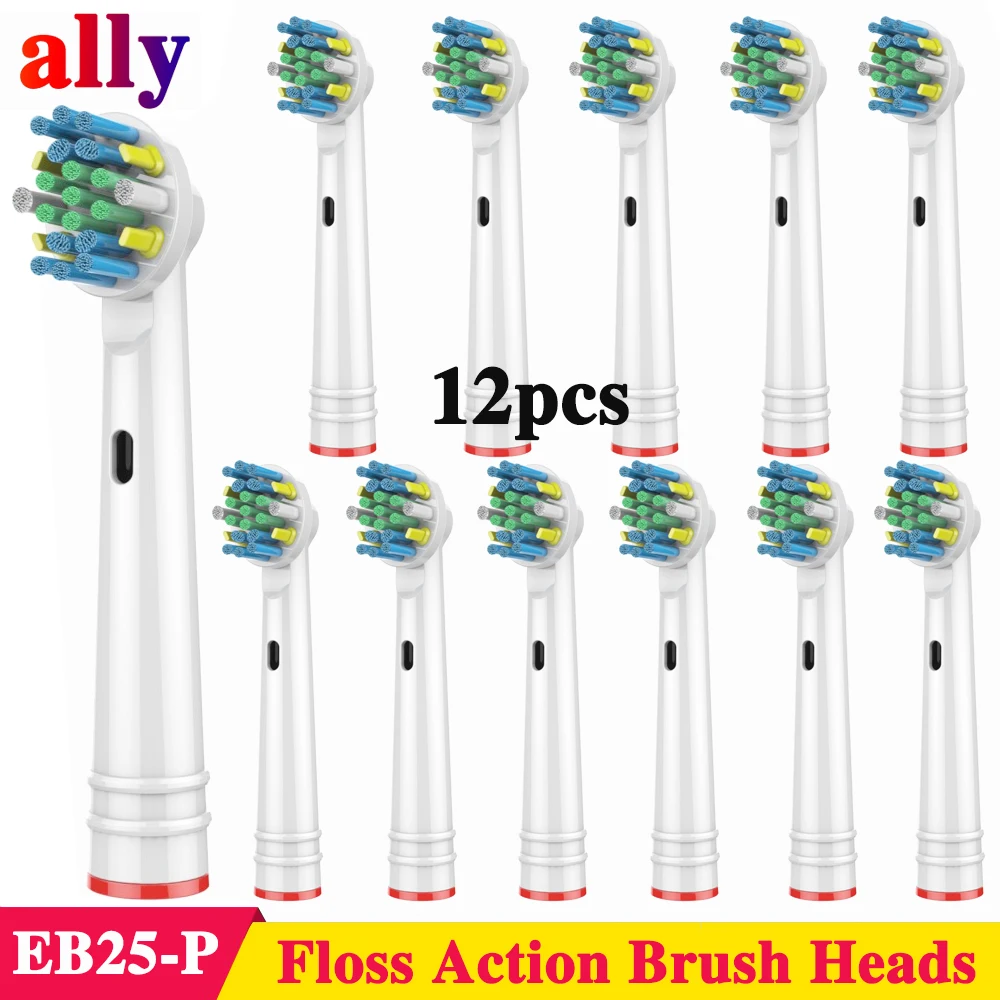 

12X Floss Action Electric toothbrush heads Replacement For Oral B Vitality Triumph iBrush 5000 9000 Electric toothbrush
