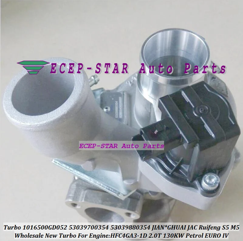 Турбокомпрессор Turbo K03 1016500GD052 53039700354 53039880354 для JIANG * HUAI JAC Ruifeng S5 M5 HFC4GA3 1D 2 0 T 130KW EURO