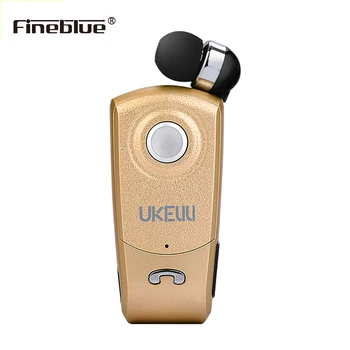 

Fineblue UK-8 Mini Bluetooth Earphones with Mic Wireless Sports Headphones Noise Cancelling Headset and call vibration