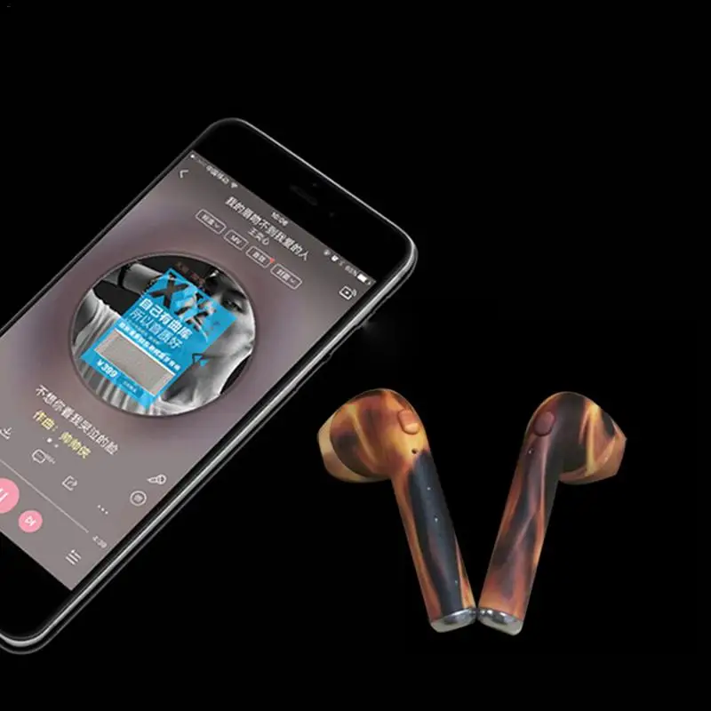 Мини Bluetooth наушники Handsfree стерео музыка Tws Camo вкладыши умные аудио подсказки для 2