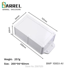 200*94*60 мм пластиковый IP68 настенный корпус для электронных проектов провод электромонтажная коробка IP68 Открытый Всепогодный чехол