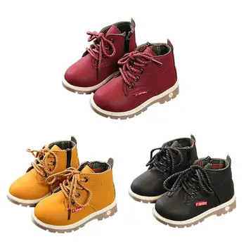 

2018 New Winter Children Shoes Martin Boots Kids Snow Boots Girls Boys Rubber Boots Fashion Sneakers