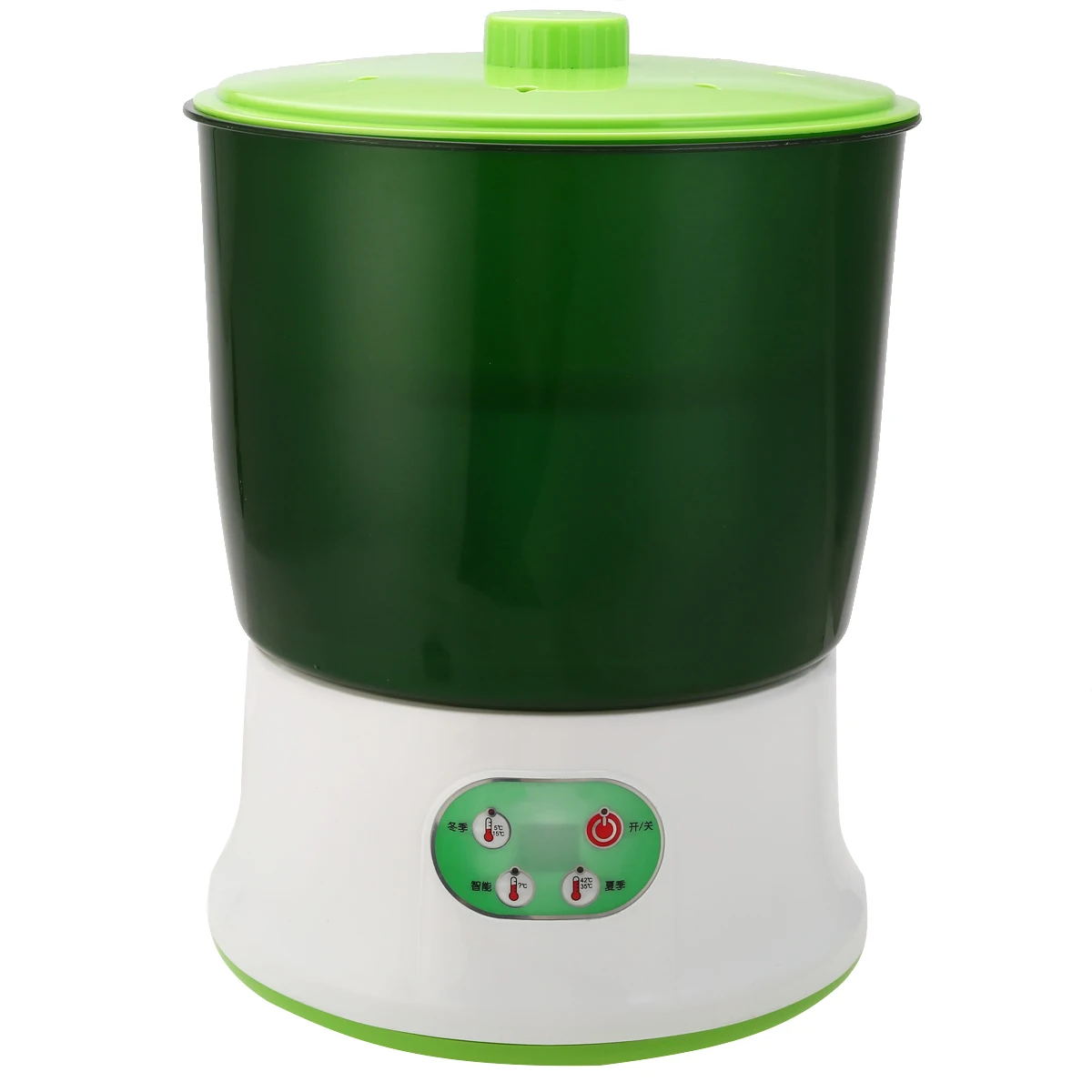 

Mayitr 3-Layer Multifunctional Large Capacity Machine Green Homemade Bean Seed Sprouts Machine Garden Nursery Pots 220V 1.5L
