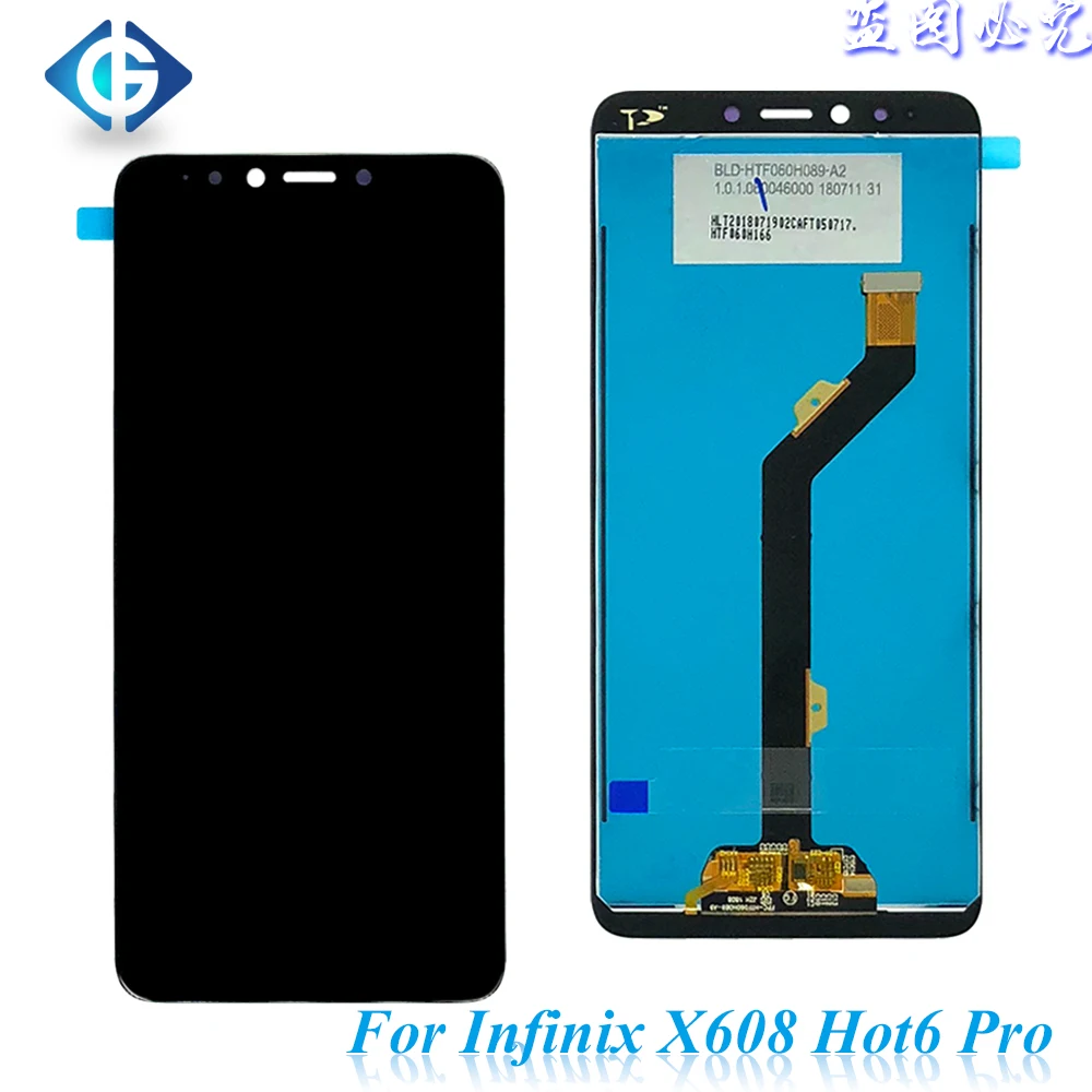 

5.99'' 1440x720 LCD for Infinix Hot 6 Pro X608 LCD Display with Touch Screen Assembly for Infinix X608 LCD Free Shipping