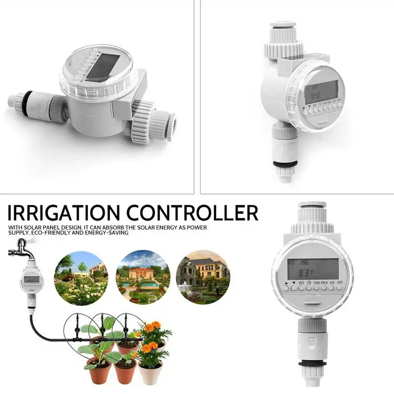 Irrigation-Controller Garden-Tool Auto-Watering-Timer Digital LCD Solar Irrigation-Controller Garden-Tool Auto-Watering-Timer Digital LCD Solar