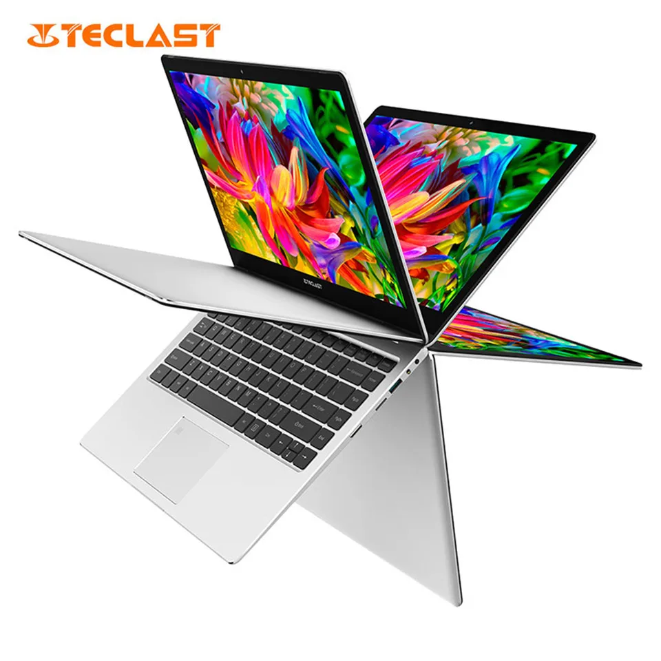 Lowest Price Teclast F6 / Teclast F6 Pro Notebook 13.3 inch 8GB/128GB SSD Intel Core m3-7Y30 Fingerprint Recognition Silver Gaming Laptop