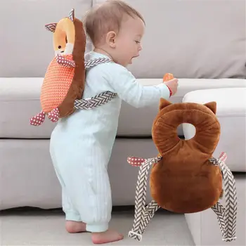 

Animal Style Baby Head Protection Pad Toddler Headrest Pillow Owl Fox Baby Neck Cute Wings Nursing Drop Resistance Cushion