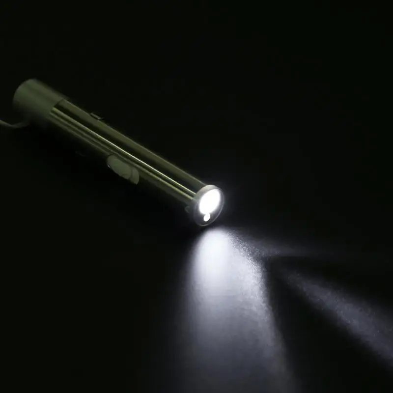 

2 in 1 USB Rechargeable Mini Red Laser Pointer Pen Pet Cat Toys High brightness with White LED Light Torch Emergency Flashlight