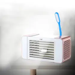 Мини настольный USB воздуха вентилятора кондиционер, охладитель Bladeless холодной кондиционер с водяным охлаждением вентиляторы увлажнения