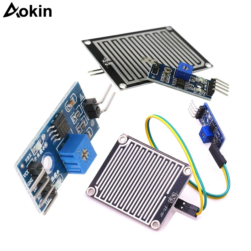 Модуль измерения влажности и дождя для Arduino|Аксессуары демонстрационных стендов|