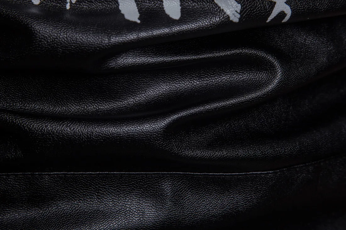 Factory Direct Brand Men's Aowofs2019 New Men's Motorcycle Leather Jacket Men's Leather Jacket Pengkla Chain Motorcycle Leather