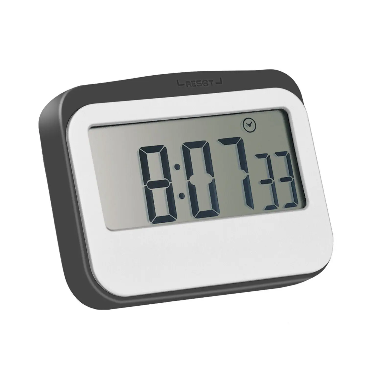 Digital 24 Hours Kitchen Timer/ Clock with Large Screen (Grey