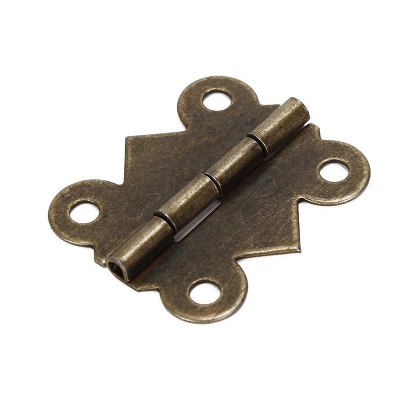 

20pcs Mini Butterfly Cabinet Drawer Butt Hinge Ball Bearing Hinges Door Hinge