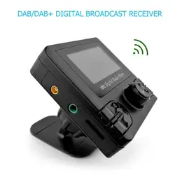 Dab цифровой радио приемник 2,4 дюймов ЖК-дисплей FM тюнер автомобиля Bluetooth передатчик адаптер 5 в USB зарядное устройство тюнер вещания