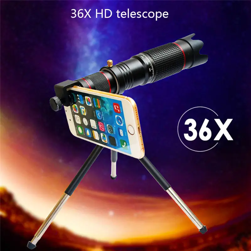 DOITOP بلوتوث التكبير تلسكوب العدسات الهاتف المحمول العالمي 4 K HD 36X واحدة التركيز البصرية عدسة ل فون samsung huawei كاميرا DOITOP بلوتوث التكبير تلسكوب العدسات الهاتف المحمول العالمي 4 K HD 36X واحدة التركيز البصرية عدسة ل فون samsung huawei كاميرا