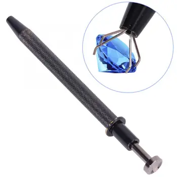 

Professional 4 Prong Diamond Tweezers Rhinstone Bead Gem Pick-Up Holder Tool Catcher Grabber Jewelry Making Tool for Jeweler