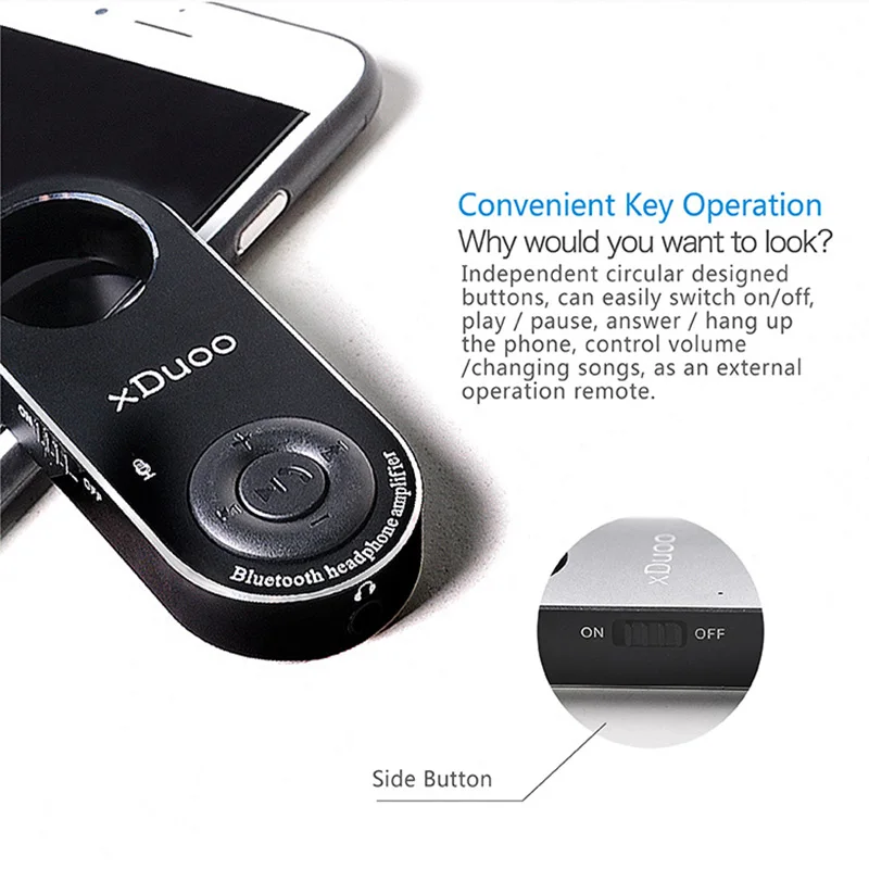 XDUOO XQ 23 Mini Bluetooth Portable Headphone Earphone AMP Amplifier High Performance WM8955 DAC Made For iPhone 3 5mm coupon 