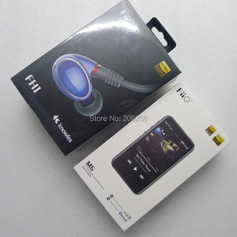 FiiO M6+ FH1 Наушники Hi-Res Android музыкальный плеер aptX HD LDAC HiFi Bluetooth USB аудио DAC, DSD поддержка и WiFi/Air Play