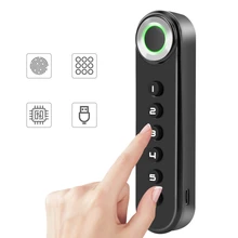 Полупроводниковые Keyless Отпечатков пальцев пароль ящик офисный шкаф электронный кодовый замок водонепроницаемый высокое качество