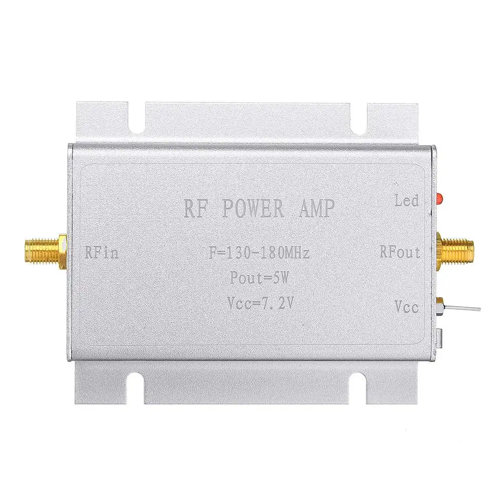 

144MHz RF Power Amplifier 5W 7.2V For 130 - 180MHz Wireless Remote Control Transmitters Power Amplifier