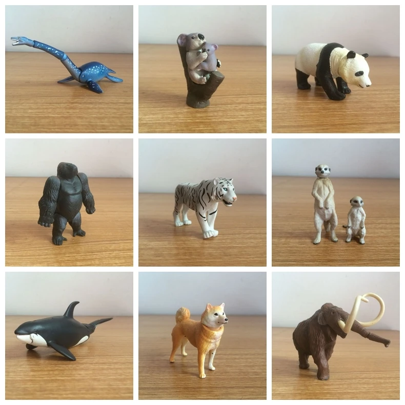 

Die casting resin Bulk Cargo TomyMore Beautiful Elephant Test Pull Tiger Panda Children Cognition Simulation Animal Model
