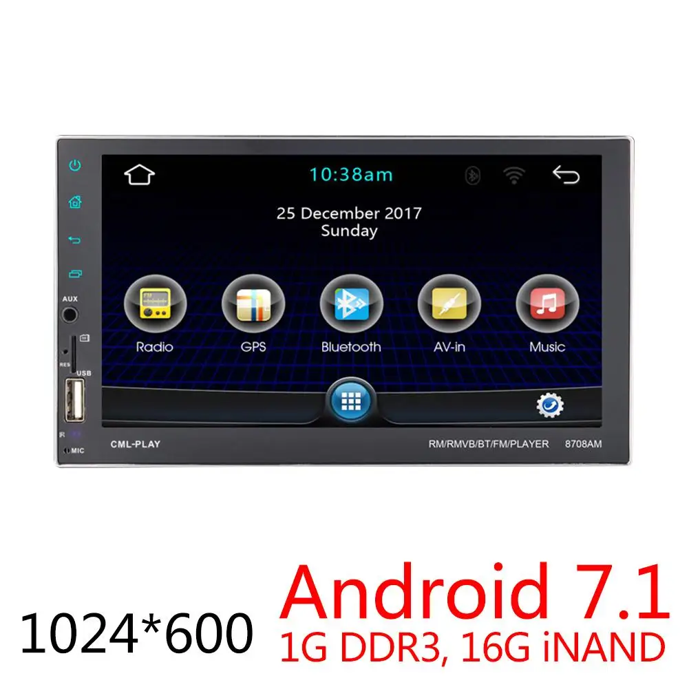 

Universal 2 DIN 7 Inch Car MP5 Player Touch Screen GPS Navigation Bluetooth Car MP5 Player FM WiFi Auto Radio MP5 Player Hot