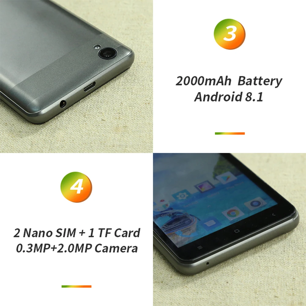 Oukitel C10 3G Smartphone 5.0 Inch 18:9 Display Dual Sim 2000 mah Android 8.1 1G RAM 8G ROM MTK6580 Quad Core Mobile Phone Oukitel C10 3G Smartphone 5.0 Inch 18:9 Display Dual Sim 2000 mah Android 8.1 1G RAM 8G ROM MTK6580 Quad Core Mobile Phone