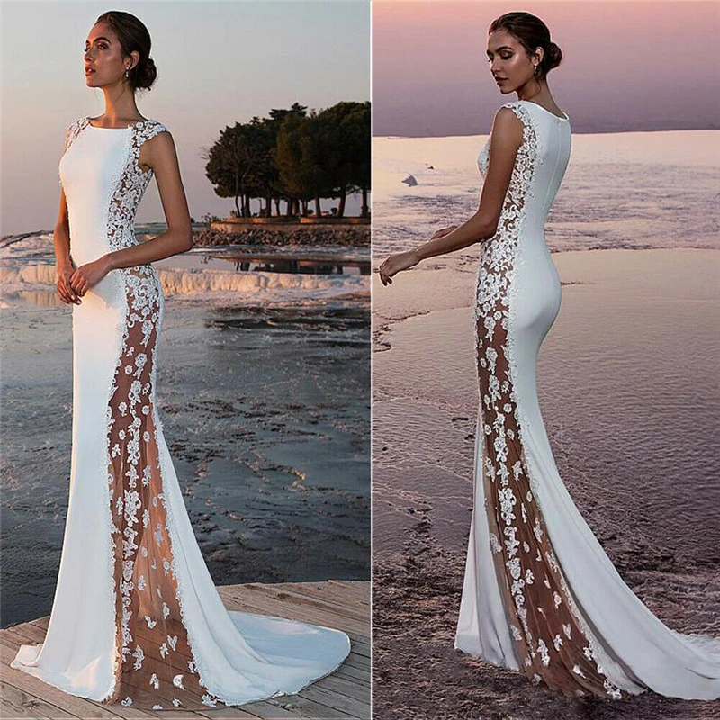white lace dress shein