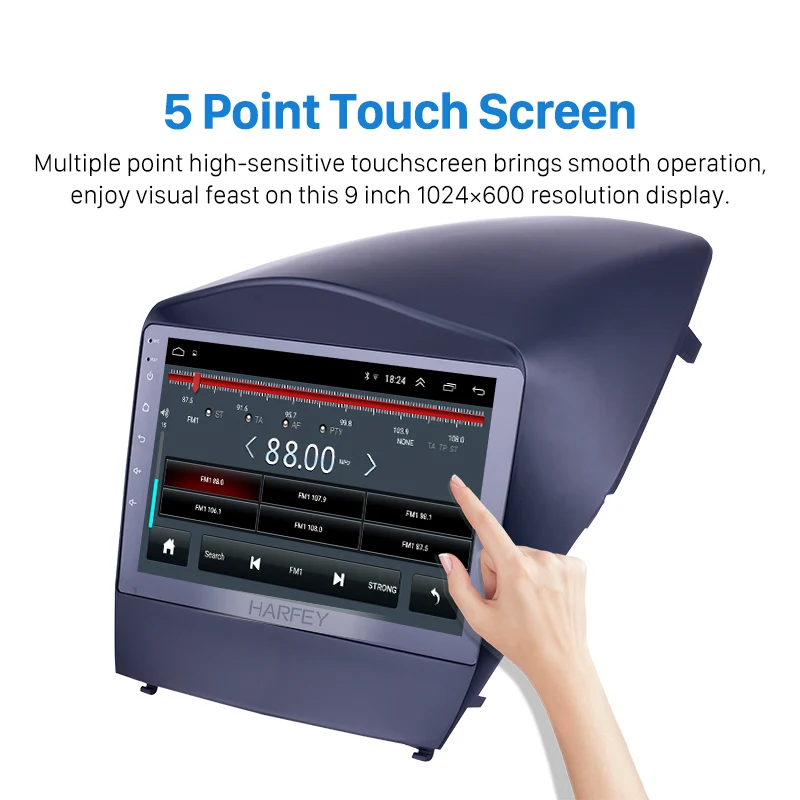 Discount Harfey HD Touchscreen Android 8.1 9" Radio for 2009 2010 2011-2015 Hyundai IX35 with GPS Sat Nav Bluetooth WIFI USB 1080P Video 2 Discount Harfey HD Touchscreen Android 8.1 9" Radio for 2009 2010 2011-2015 Hyundai IX35 with GPS Sat Nav Bluetooth WIFI USB 1080P Video 2