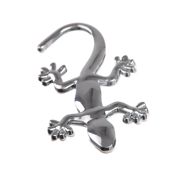 Нежный антиоксидантный хром ванадиевой стали сплава 3D Gecko автомобиля стикер