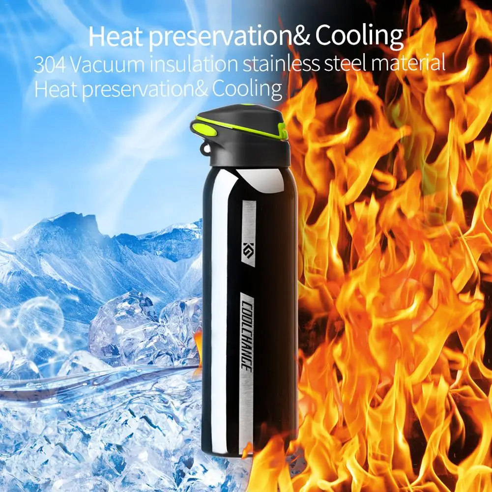 500 مللي دراجة هوائية جبلية دراجة غلاية ركوب سبائك الألومنيوم كوب قارورة عازلة الدافئة حفظ المياه كوب الرياضية غلاية