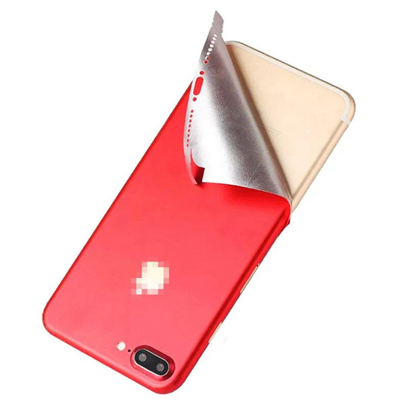 

phone Case For iPhone 6 6s 7 8 Plus X Full Cover Back Ice Film Colorful Glossy Body Foil Matte Phone Protector Sticker