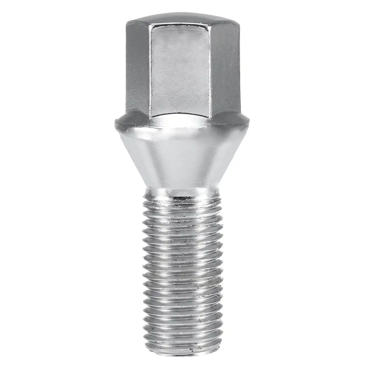 10x Wheel Bolt M12 x 1.25 Nuts Tapered 28mm 17mm Hex Alloy For Peugeot