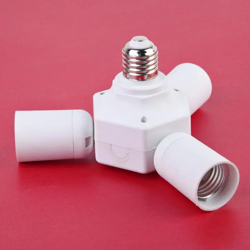 

4 in 1 E27/E40 to E27/E14 LED Lamp Bulb Socket Splitter Holder Base Adapter LED Lamp Bulb Shades