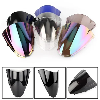 

Motorcycle Windshield Windscreen Double Bubble For Kawasaki Ninja ZX6R 2005 2006 2007 2008 & ZX636 2005-2006