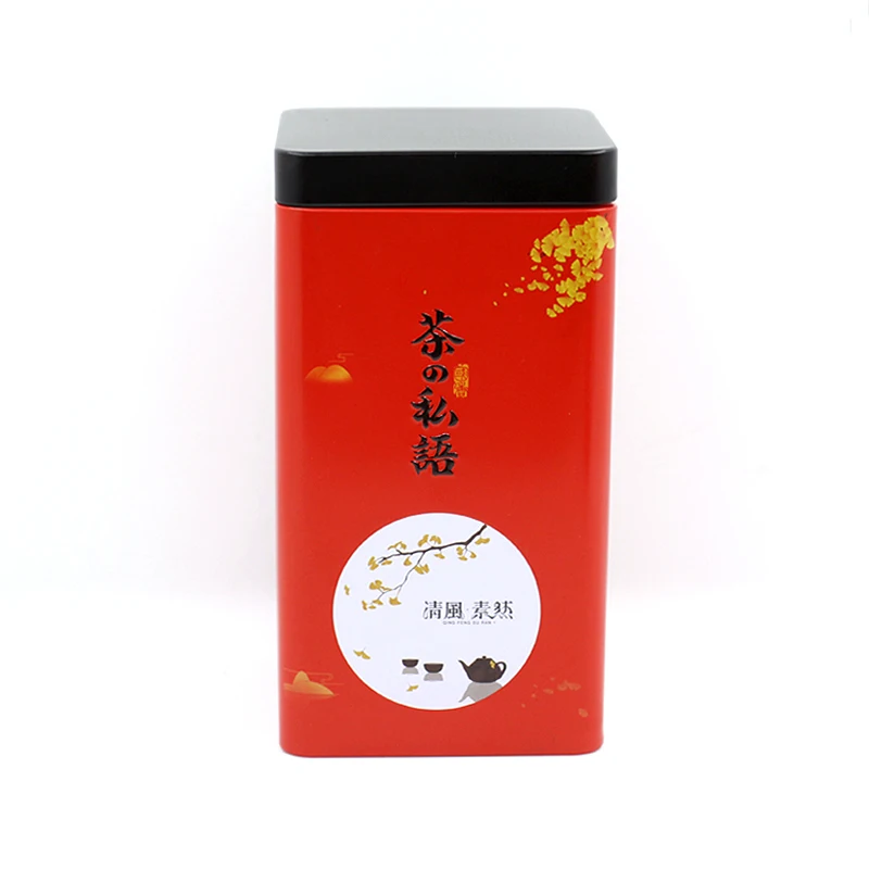 Xin Jia Yi Packaging гладкая жестяная Can Red Color Square форма Жестяная Банка Tin Supplier | Дом и сад