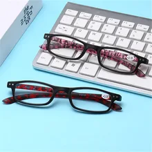 UVLAIK элегантные легкие женские очки для чтения, маленькие PC очки с полной оправой для чтения, ретро очки по рецепту дальнозоркости