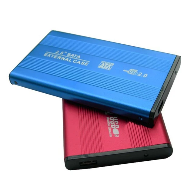 Disco duro externo HDD, caja de cierre, compatible con hasta 3TB, transferencia de datos, herramienta de copia de seguridad para PC, 4 colores, 2,5 ", USB 2,0 caja de disco duro SATA, 1TB Disco duro externo HDD, caja de cierre, compatible con hasta 3TB, transferencia de datos, herramienta de copia de seguridad para PC, 4 colores, 2,5 ", USB 2,0 caja de disco duro SATA, 1TB