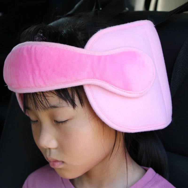 

Safety Child Kids Head Support Holder Protector Belt Car Seat Sleep Nap Aid Soft Plush Cotton Automobiles Accessories