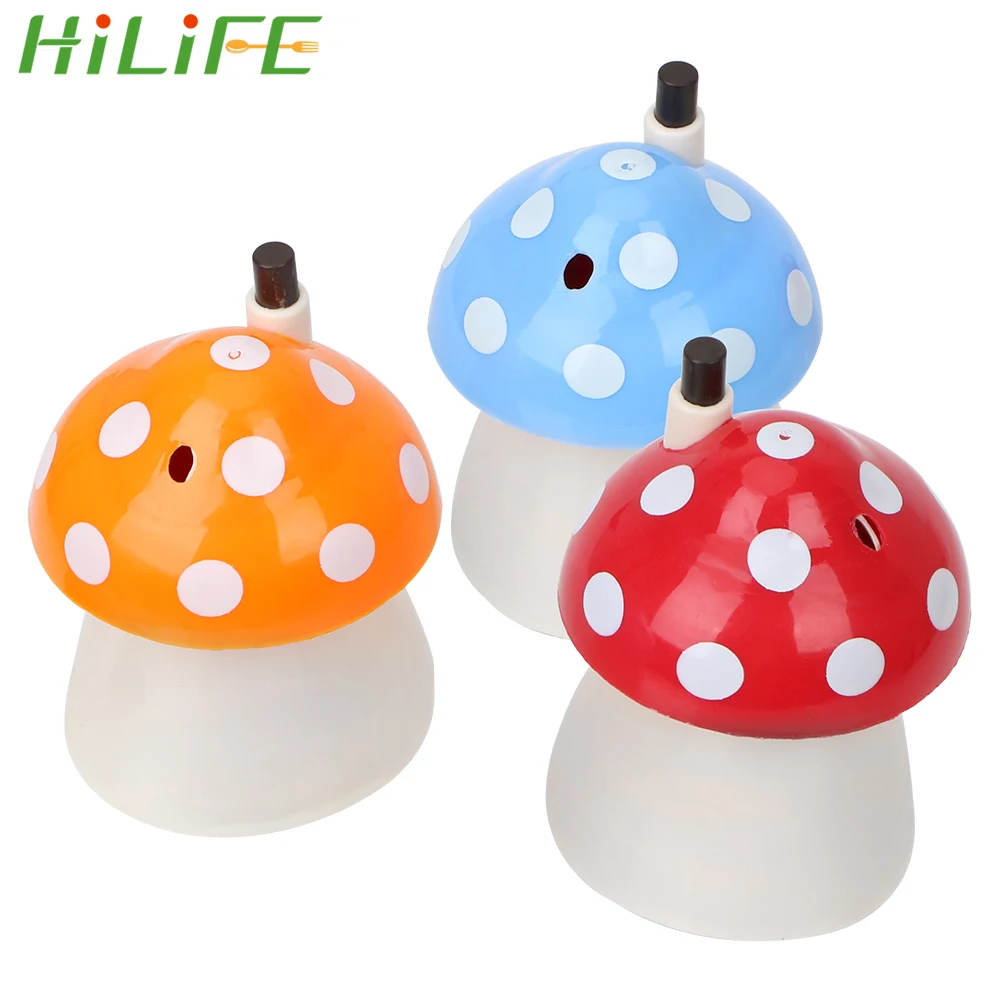 

HILIFE Mushroom Shape Plastic Toothpick Storage Container Box Toothpick Holder Tableware Dust-proof Toothpick Dispense Automatic